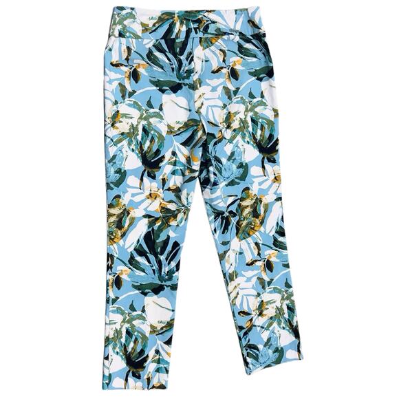 JOSEPH RIBKOFF Blue Multi Pants  size M - Picture 4 of 9